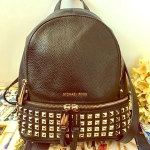 Michael Kors Small Studded Rhea Backpack